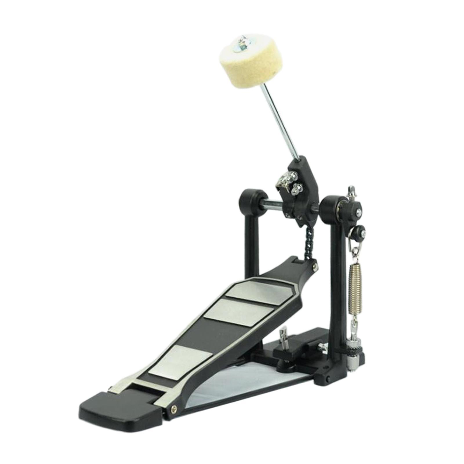 Single Bass Drum Pedal Felt Head Durable Professional Drum Foot Pedal Beater