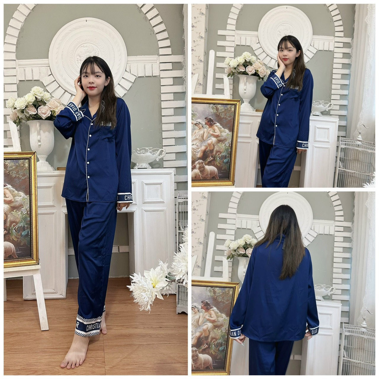 Đồ Bộ Nữ Vải Latin Bigsize 65kg-75kg-85kg, Cao Cấp, Tay Dài, Mẫu 2023- LT_TD_03