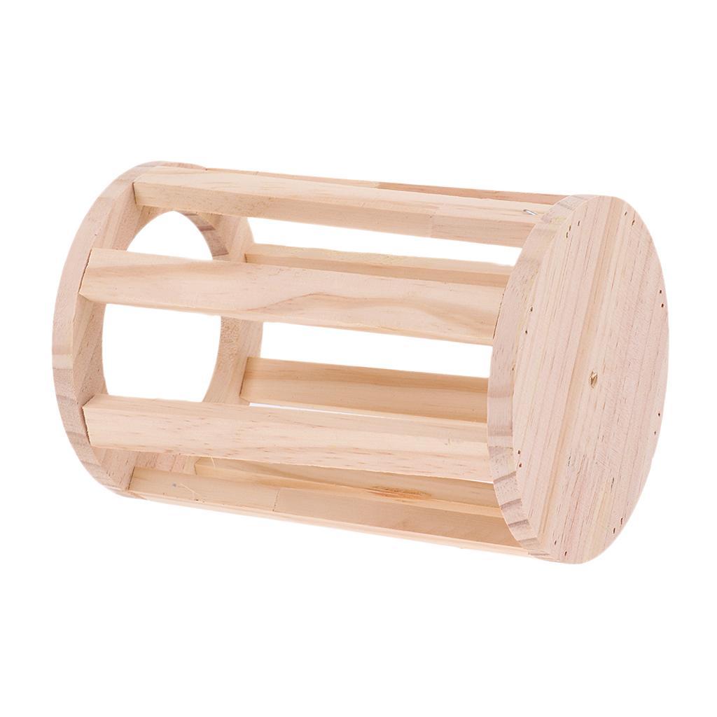Small Pet Wooden Rack Feeder Hay Grass Nest Holder for Rabbit Guinea Pig