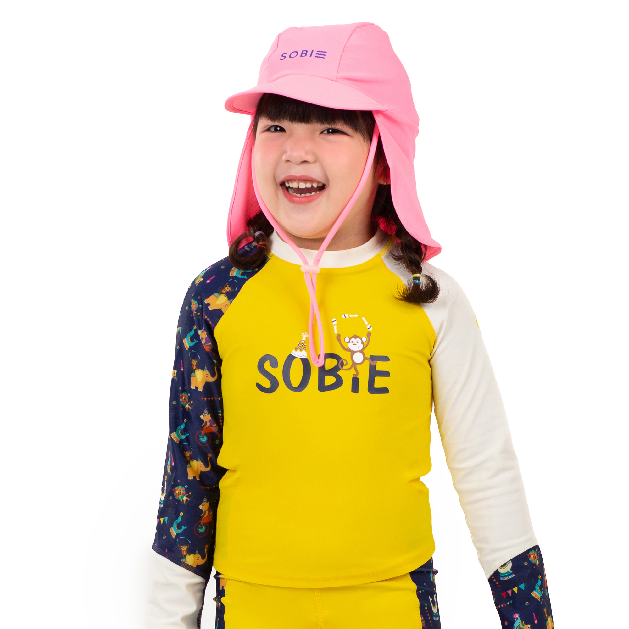 Nón chống nắng trẻ em Pink Girl SOBIE