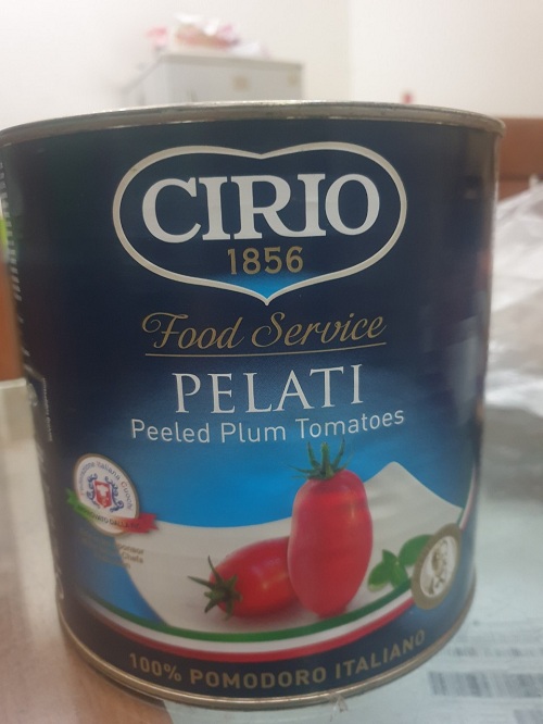 Cà Chua Bóc Vỏ hiệu Cirio 2.5kg