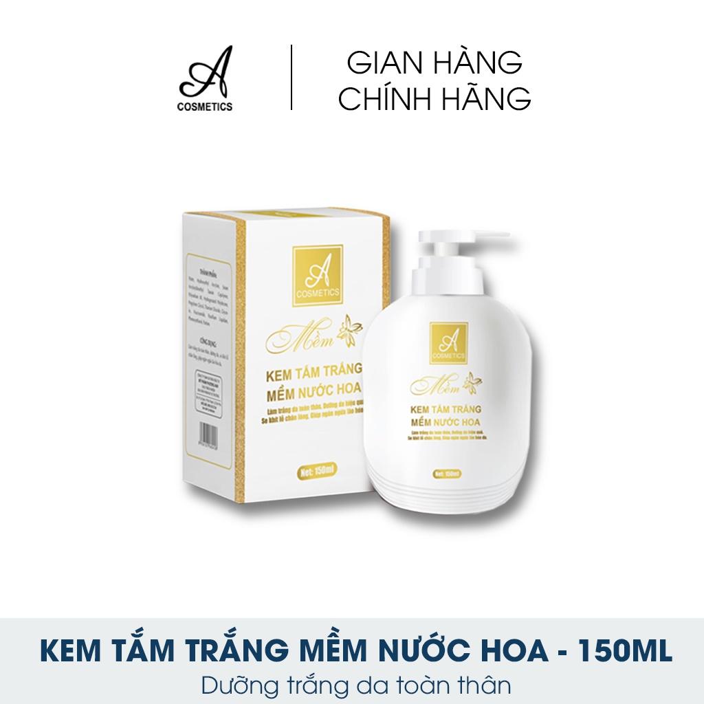 Kem Tắm Trắng Mềm nước hoa, 150ml,làm trắng da, dưỡng ẩm