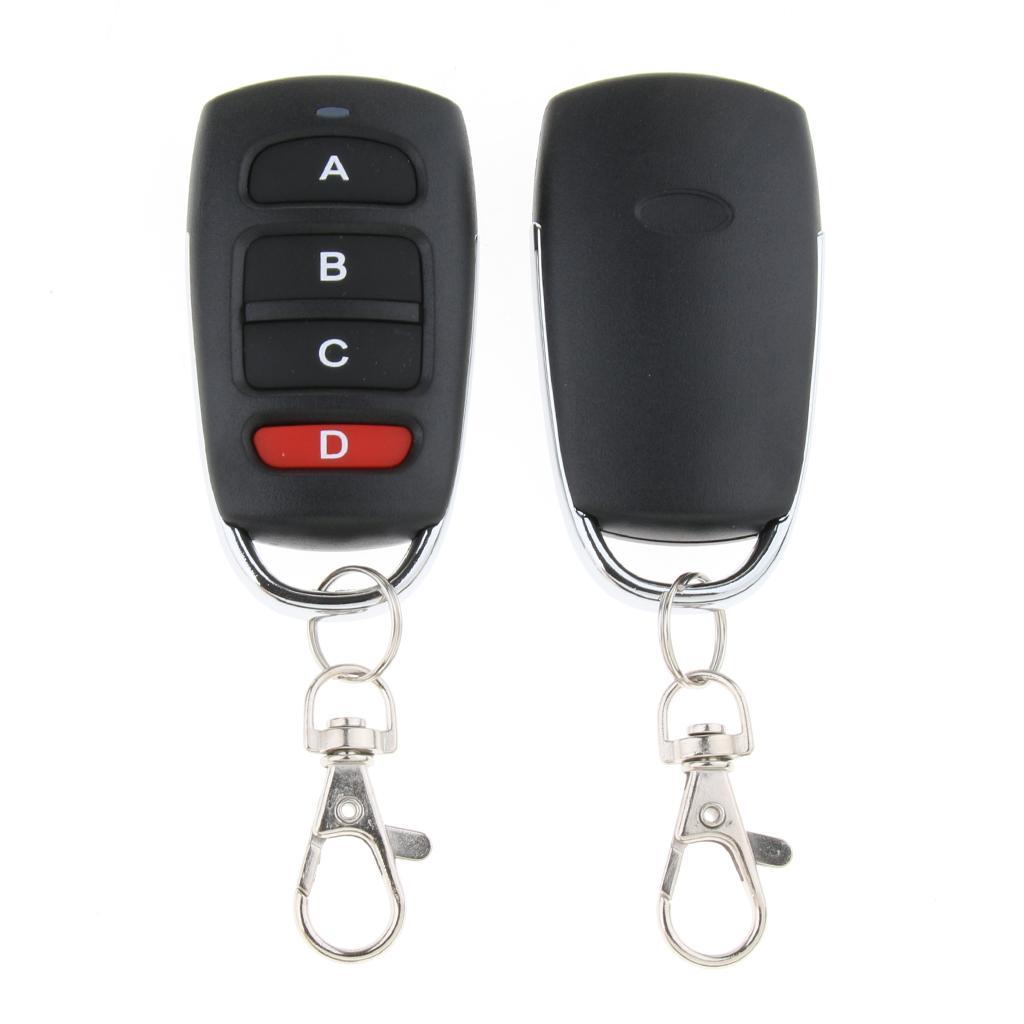 4 Channel Remote Control Switch Relay Receiver and 2  433mHz 12V