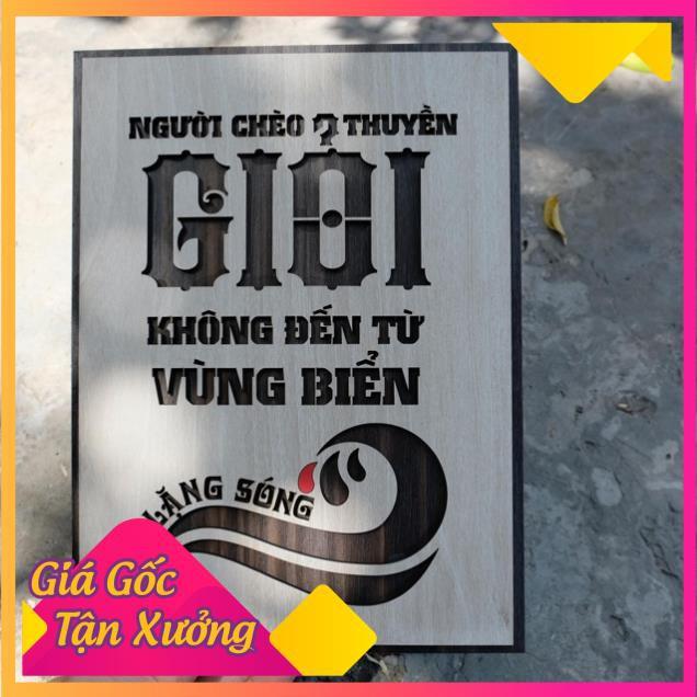 Tranh Slogan treo tường bằng Gỗ nội dung truyền cảm hứng