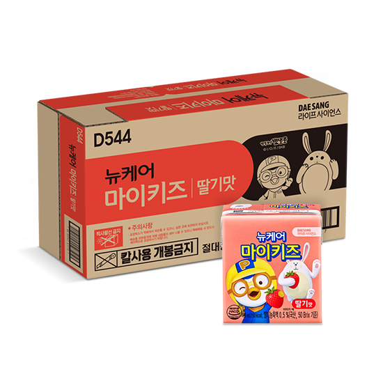 [Daesang Wellife] Thùng 24 hộp Sữa dinh dưỡng trẻ em vị dâu/socola/sữa Mykids Pororo strawberry/chocolate/milk
