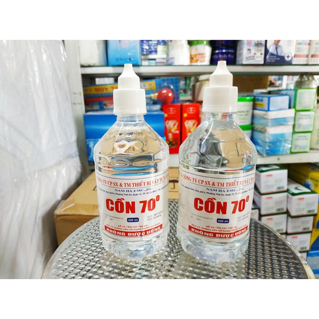 Cồn 70, Cồn Y Tế Sát Trùng, Sát Khuẩn 500ml - Chính Hãng