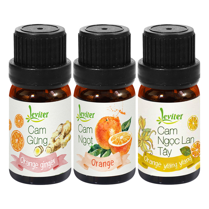 Combo 3 Chai Tinh Dầu Khử Mùi Leviter