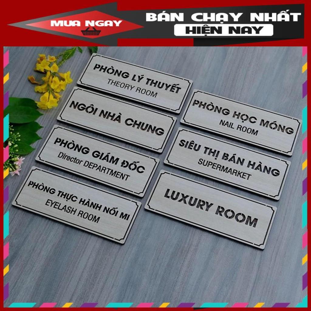 Tranh gỗ treo tường_Bảng gỗ trang trí khắc tên phòng F01_CRN_01 Trenddecor