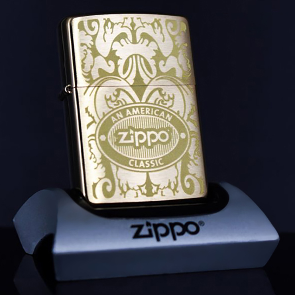 Bật Lửa Zippo 204b American Classic Laser