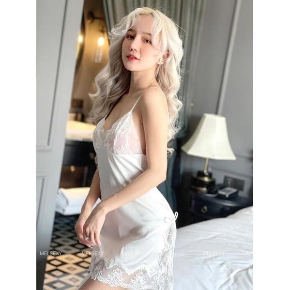 VÁY LỤA PHỐI REN CAO CẤP