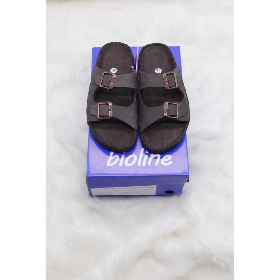 Dép birken vietnam da bò khâu tay UNISEX xuất khẩu châu âu Mã KT01