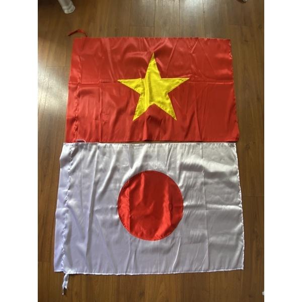 Cặp cờ Việt nhật 80x120cm