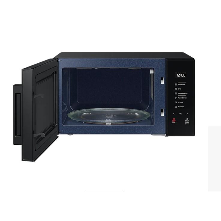 Lò vi sóng tráng men Samsung Công nghệ chiên nướng Grill Fry Dung tích 30 L Màu Đen MG30T5018CK - Hàng chính hãng