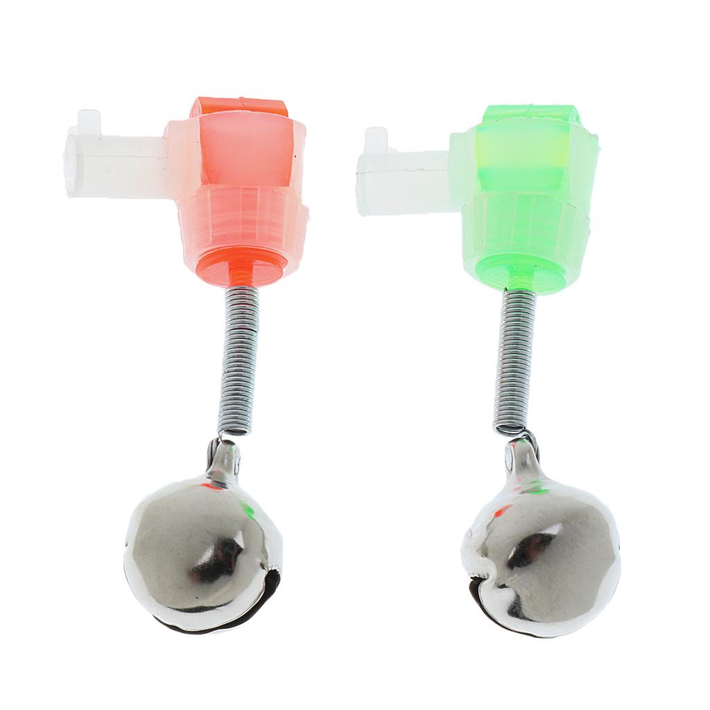 30Pcs Fishing Bite Alarms Single Bell Rod Tip Alert Ring Fishing Rod Bells Tackle