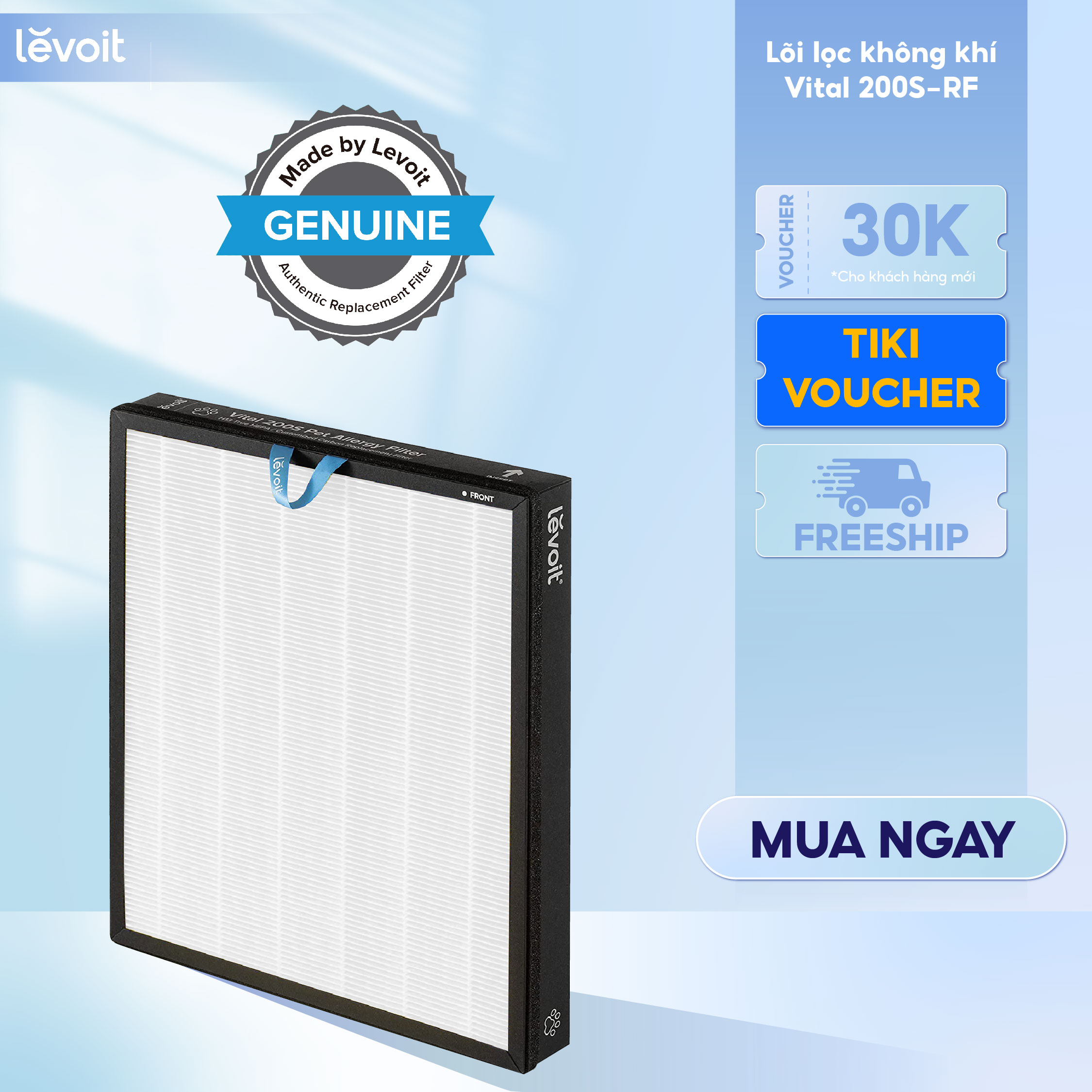 Lõi Lọc Khử Mùi Và Lông Thú Cưng Cho Máy Lọc Không Khí Levoit Vital 200S - Hàng Chính Hãng