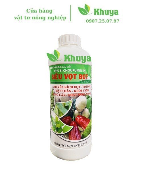 Phân bón vi lượng cao cấp Phú sĩ Choufumin Zn Siêu vọt đọt 1 lít Kích đọt - Mập thân