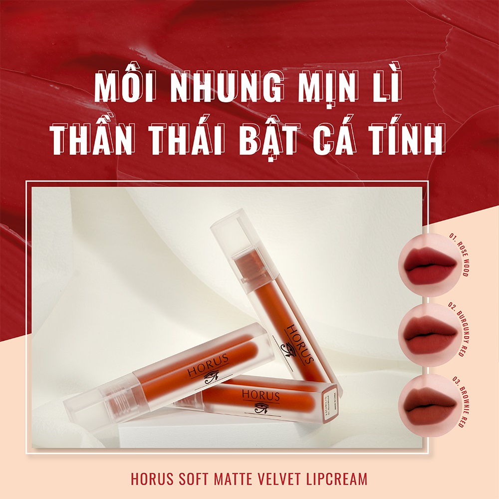 Son Kem Horus Soft Matte Velvet Lipcream 3.6g