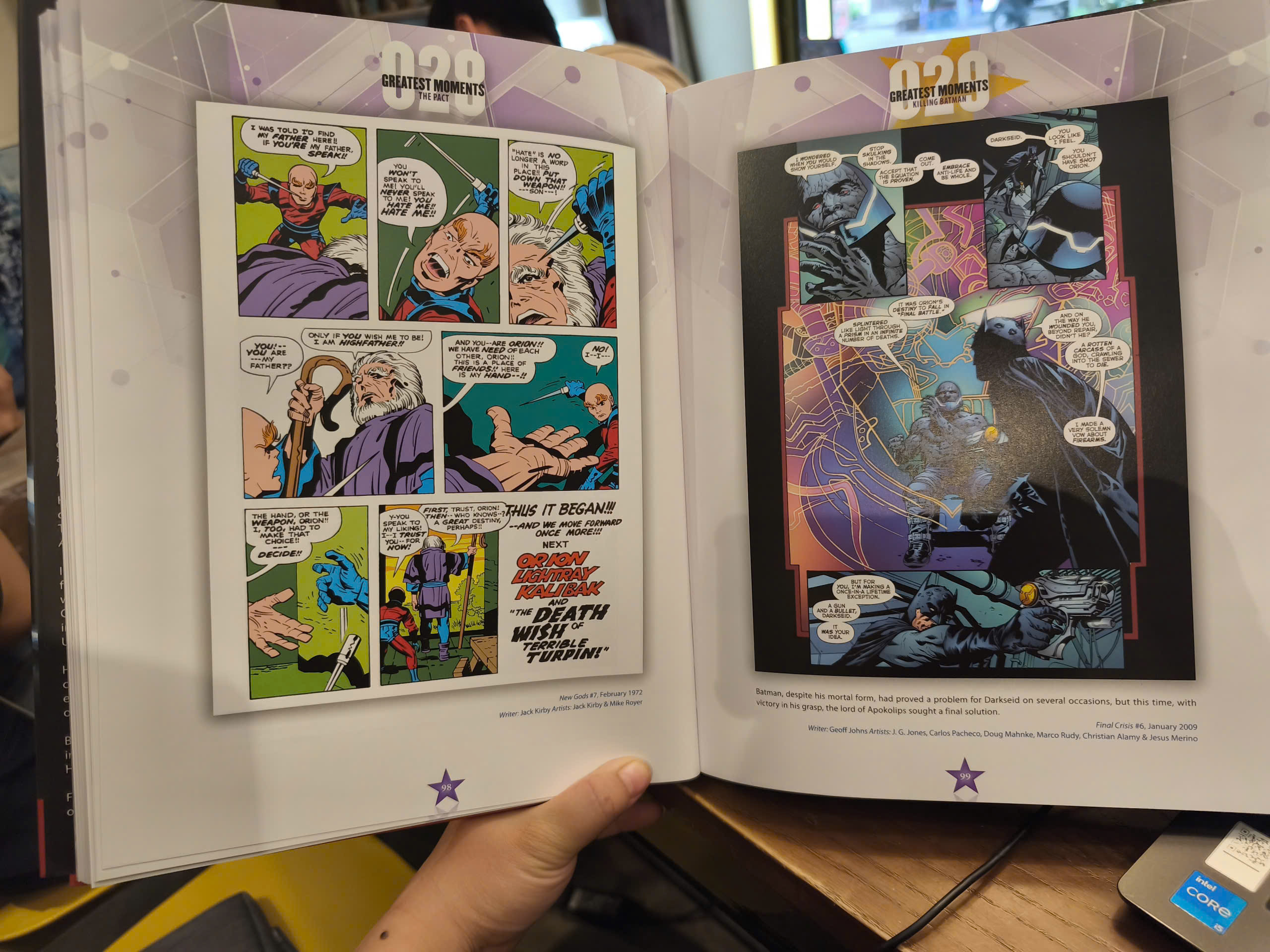 Sách - DC Comics Super-Villains: 100 Greatest Moments | Hardcover Graphic Novels / Truyện tranh