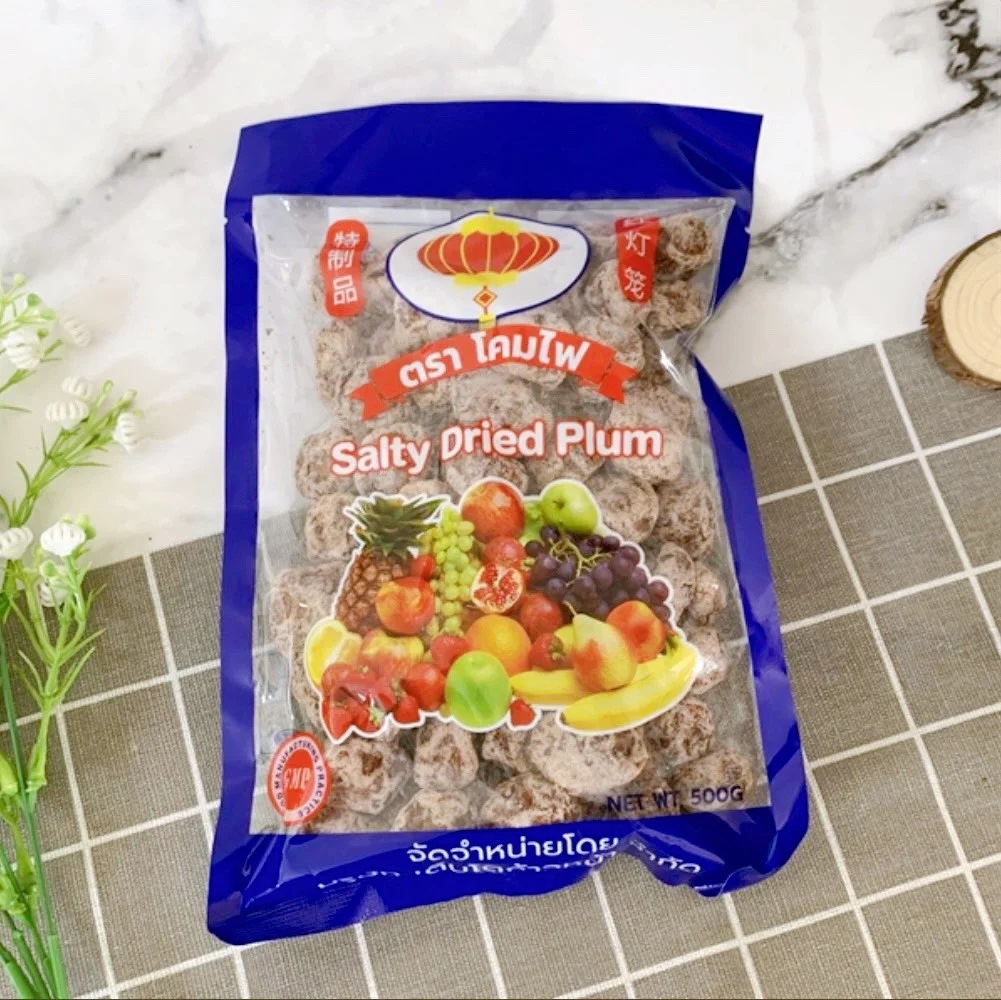 Xí muội khô thái lan salty dried plum 500g