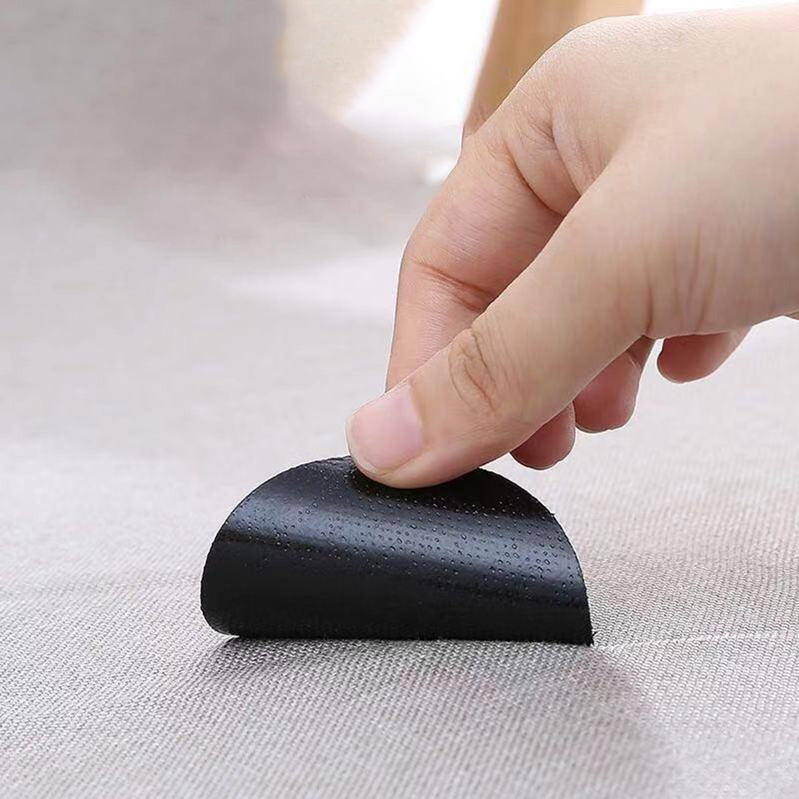 10Pcs Double Sided Adhesive Pads Strong for Bed Sheet Carpet Home Office Round