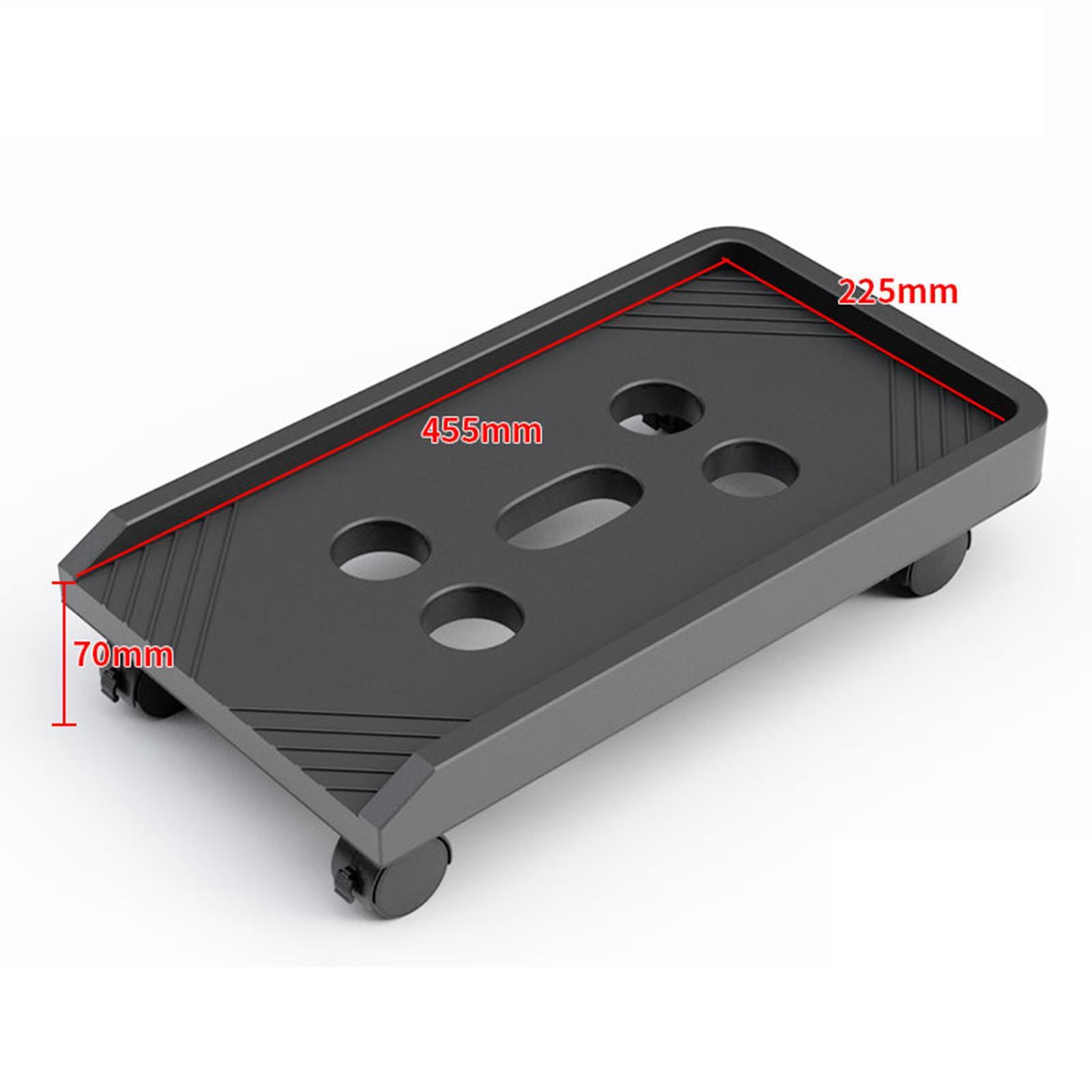 PC CPU Holder Stand Mobile with  for Office Home Under Desk