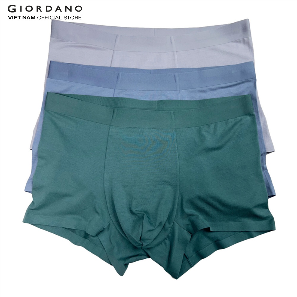 Bộ 3 Quần Lót Nam Modal Men's Trunk Giordano 01172201