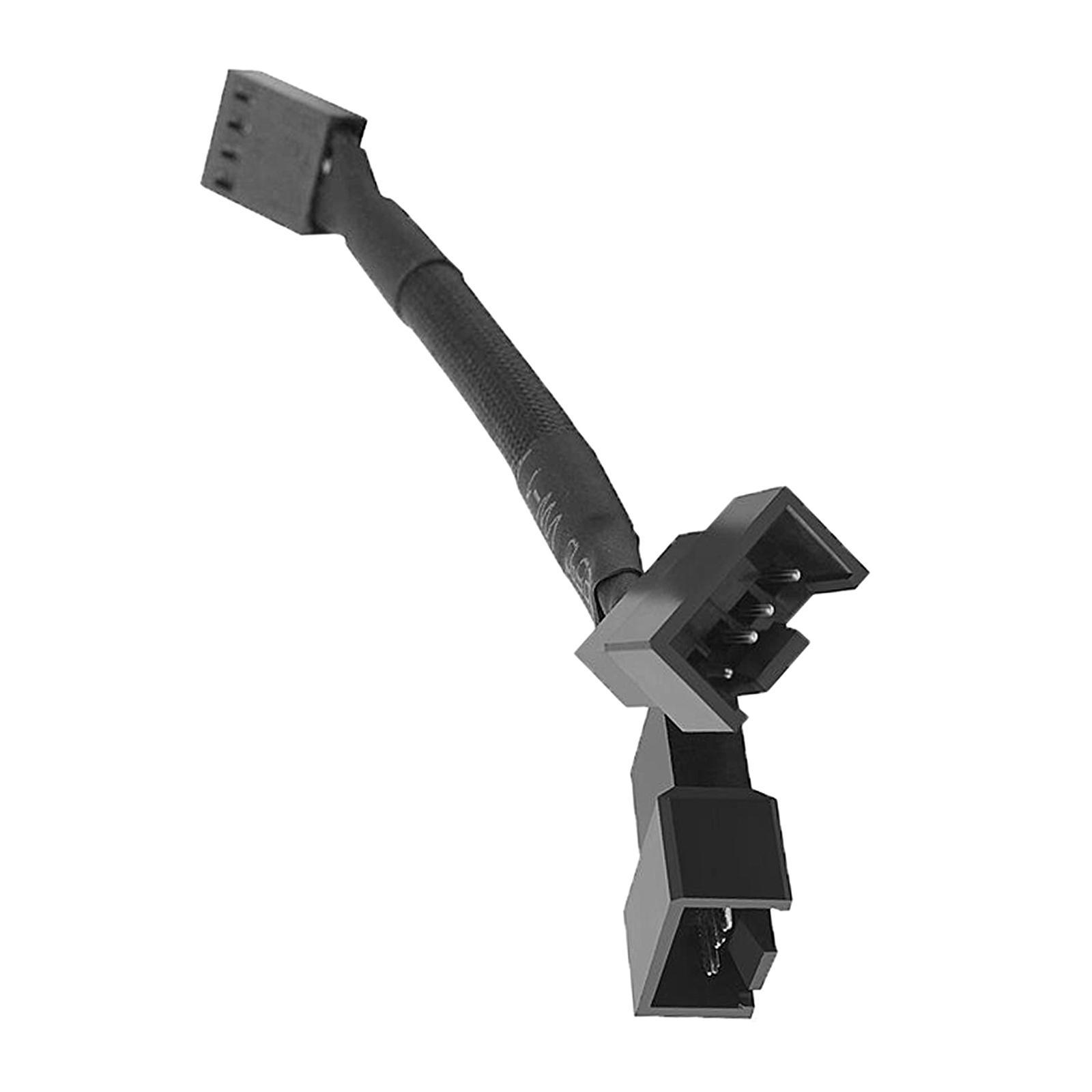 Mini PC Temperature Control Cable Computer Fan 4-Pin Adapter 6.29inch New
