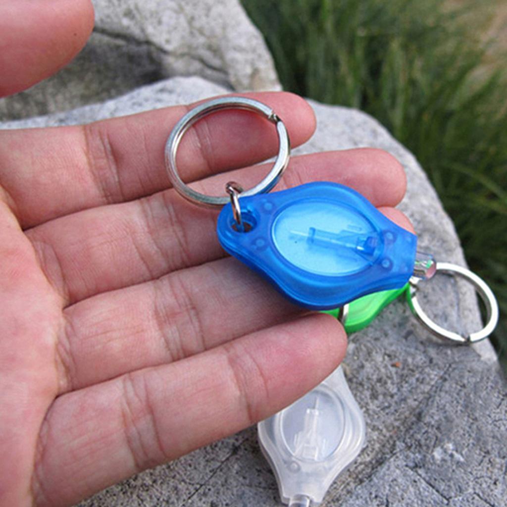 Mini LED Flashlight Torch Light Lamp Keychain Light