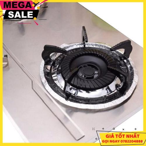 Bộ 10 Miếng Giấy Bạc Lót Kiềng Bếp Ga - Giao Hàng Toàn Quốc
