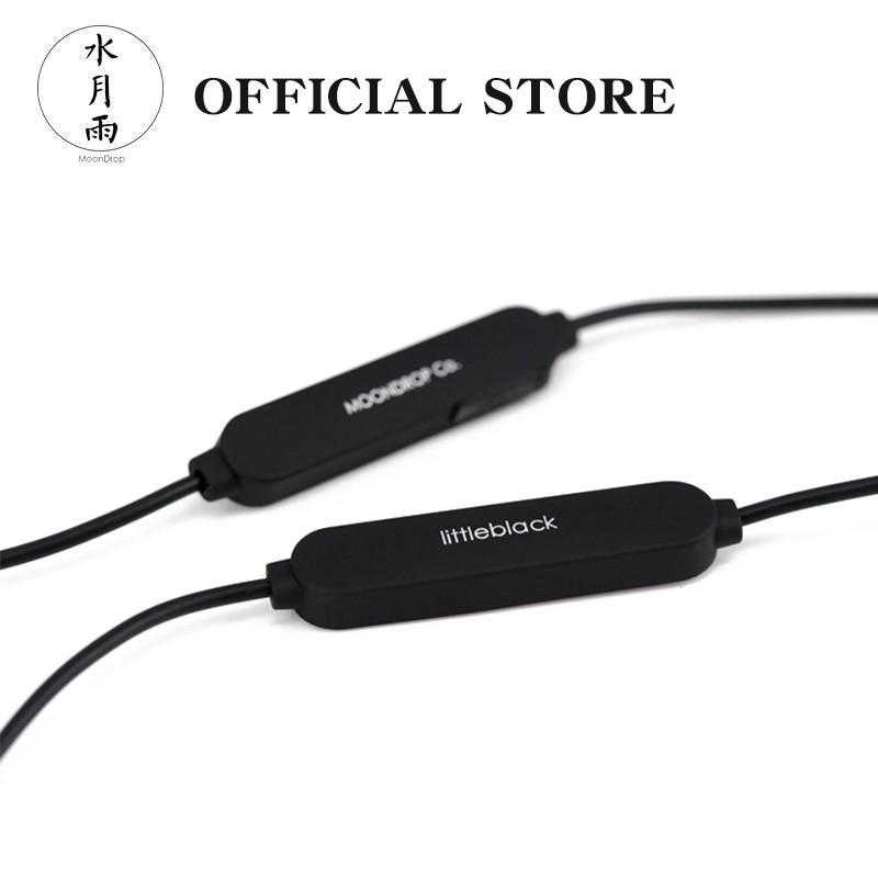 Cáp Bluetooth 5.0 Cao Cấp Moondrop Littleblack Bluetooth 5.0 High quality Bluetooth Cable support Aptx for KZ TRN TFZ earphones