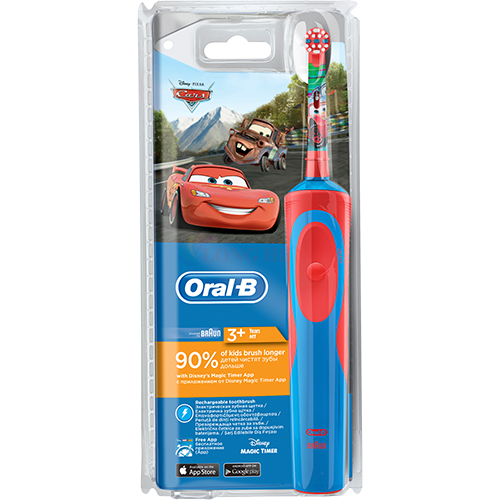 Bàn chải điện trẻ em Oral-B Vitality Kid Disney Car D12 - Hàng chính hãng