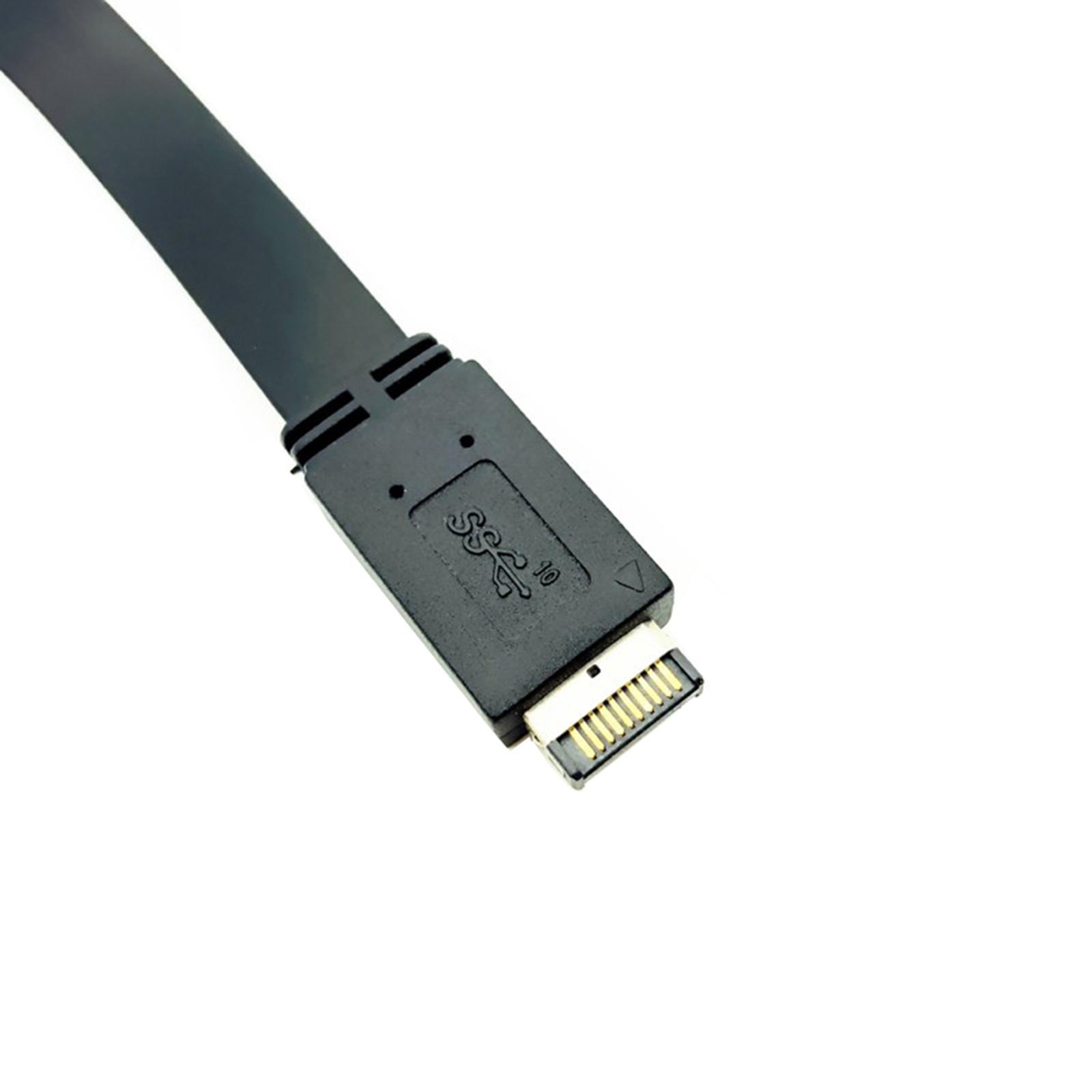 USB 3.1 Panel Mount Screw Type E Connector Style A