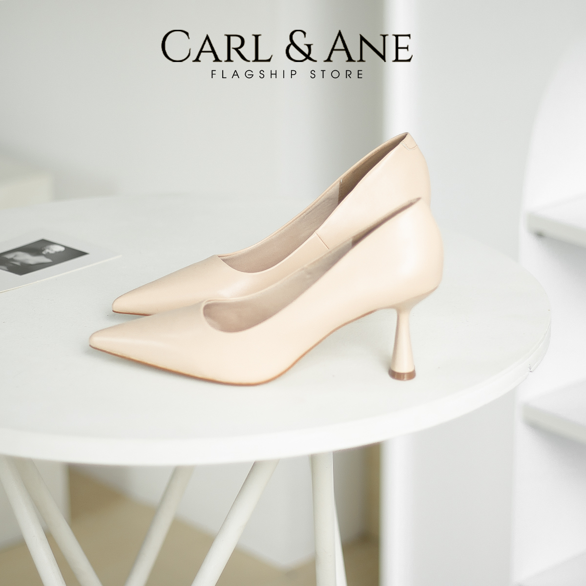 Erosska - Giày cao gót bít mũi thời trang công sở gót nhọn cao 7cm - CP014