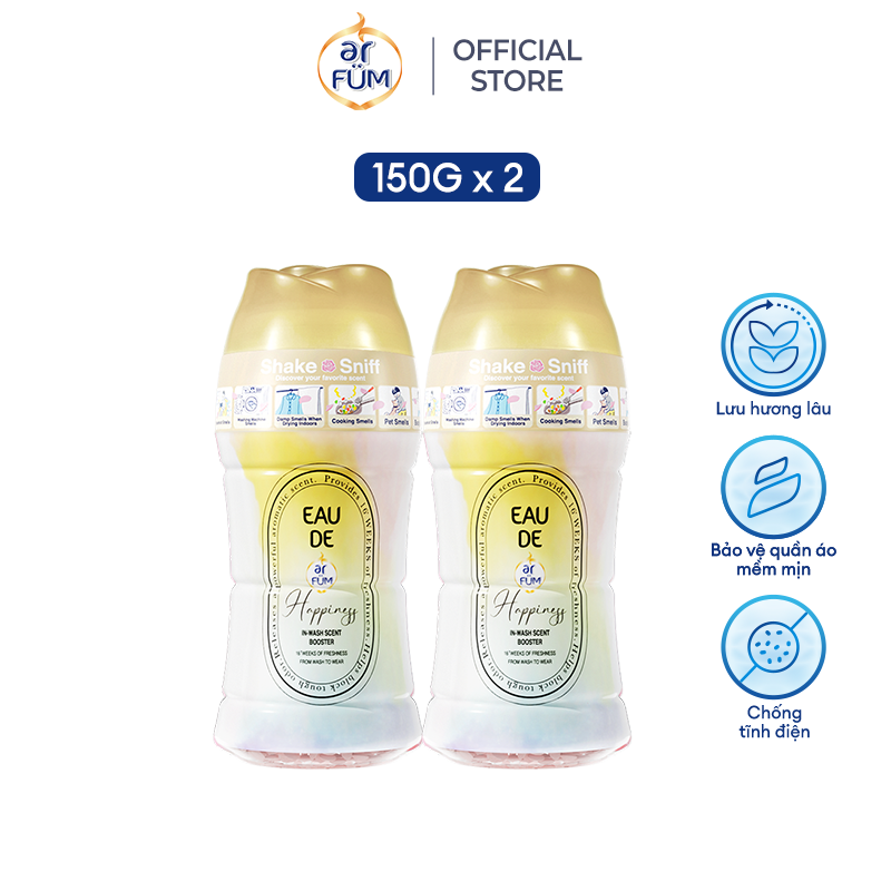 Combo 2 Hạt Xả Thơm Quần Áo Hương nước hoa ArFUM Lưu Hương lâu, Làm Mềm Vải Và Chống Tĩnh Điện