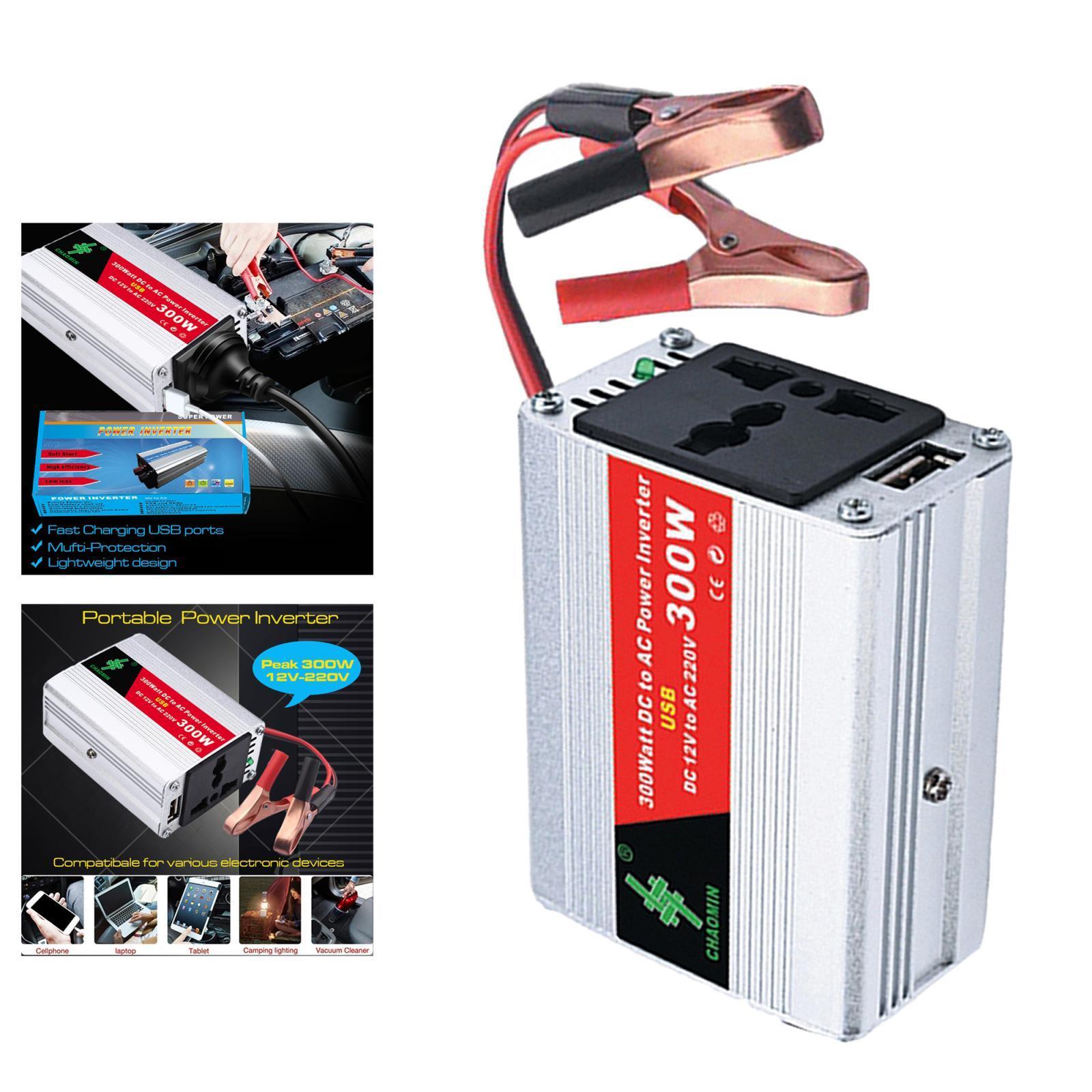 2xPure Sine Wave power Inverter 10~15V DC to 220V Style 1