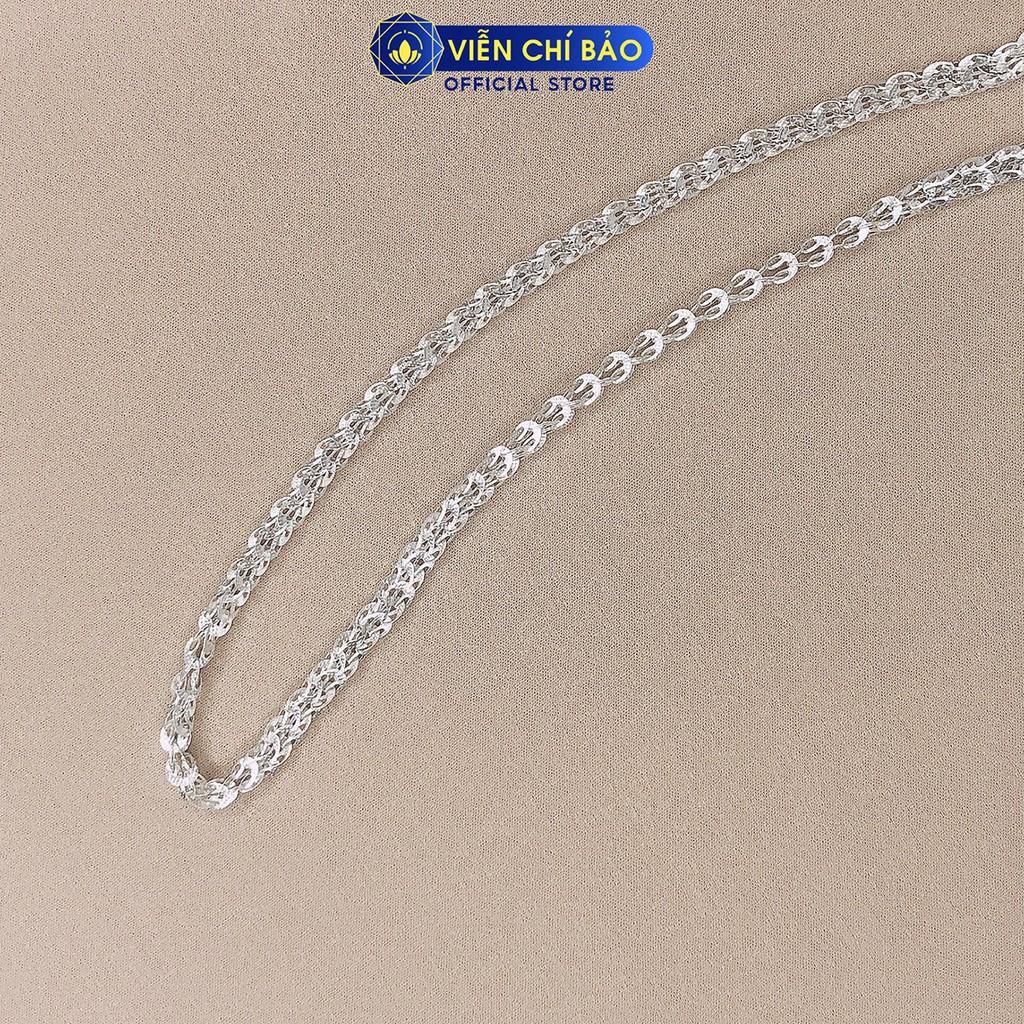 Dây chuyền bạc nữ Đuôi Phụng vòng cổ chất liệu bạc 925 thời thời trang phụ kiện trang sức nữ Viễn Chí Bảo D400256