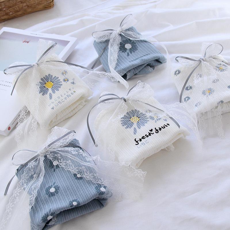 Quần lót nữ, quần lót cotton hoa cúc dễ thương siêu hot QC/97