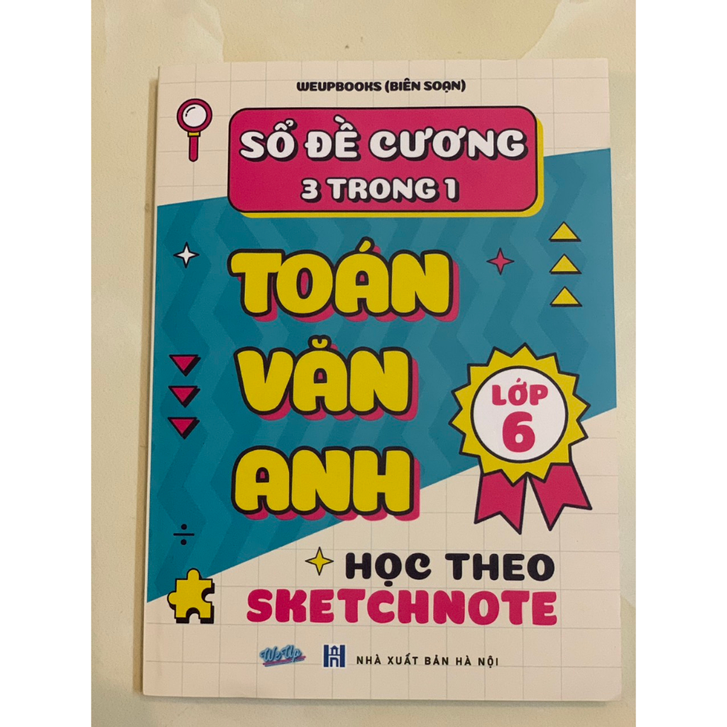 Sách - Sổ đề cương 3 trong 1 toán văn anh lớp 6