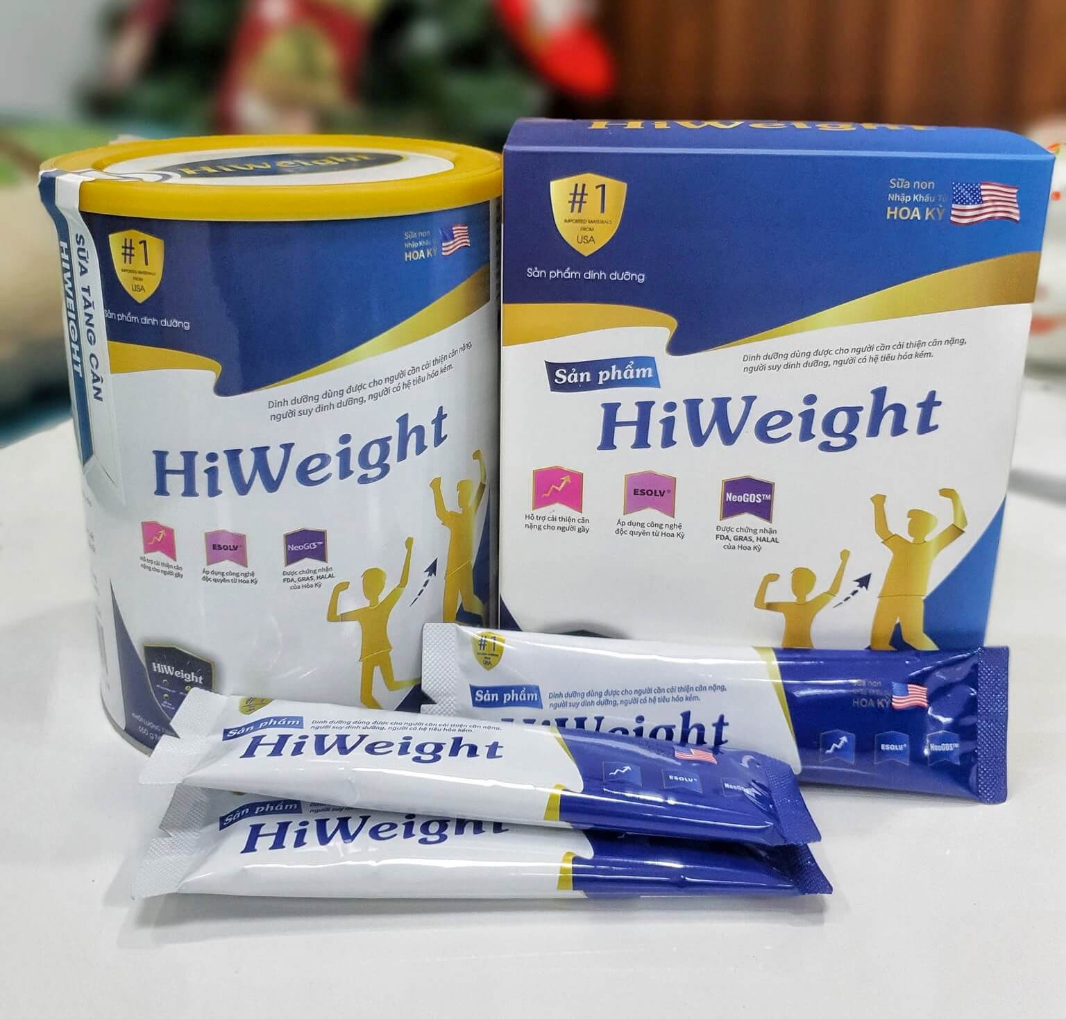 Combo 2 Hộp Sữa Tăng Cân Hiweight (Hộp Giấy 300g) - Sữa Tăng Cân Cho Người Gầy