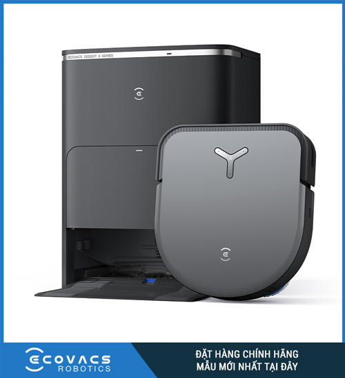 [GIÁ TẠI KHO] - Robot Hút Bụi Lau Nhà Ecovacs Deebot X5 Pro Omni 2025 Màu đen - Hàng chính hãng Ecovacs