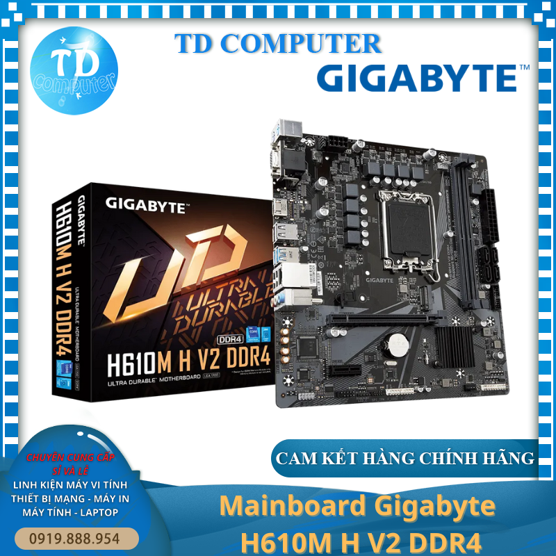 Main Gigabyte H610M H V2 ~ - Hàng chính hãng Viễn Sơn phân phối