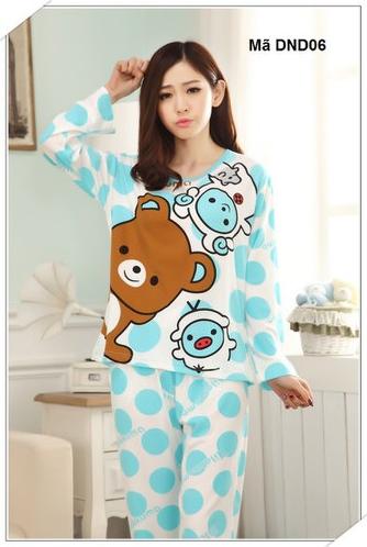 Bộ đồ ngủ hoạt hình dài tay DND06 - DND06