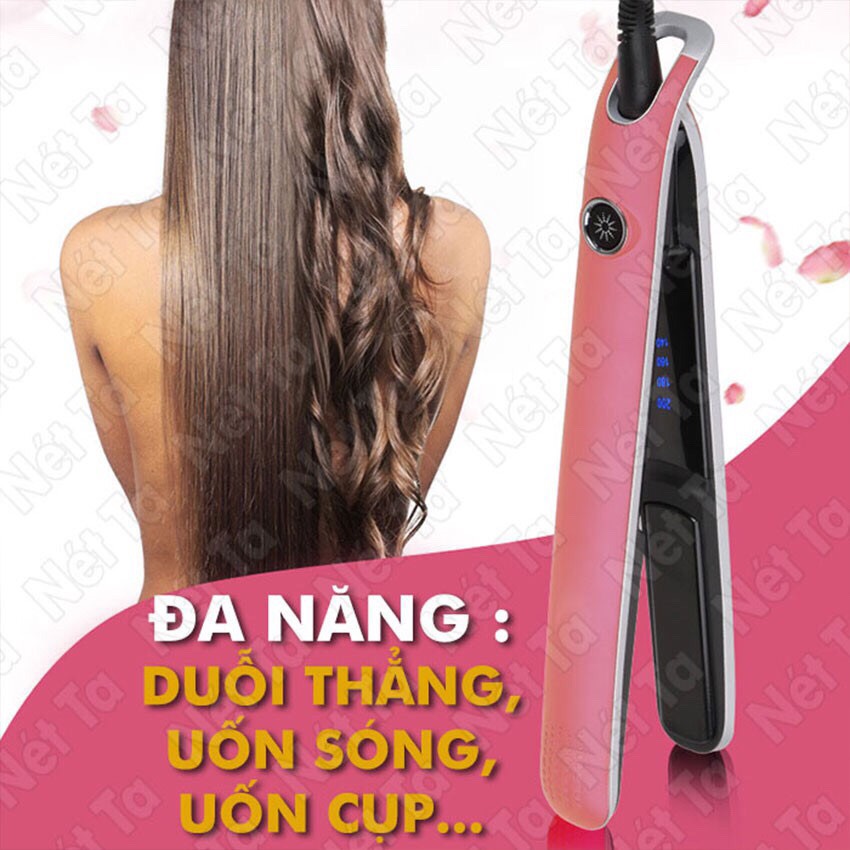 Uốn Sóng Tiện Dụng; Máy Kẹp Duỗi Tóc Kemei 2203 Cao Cấp