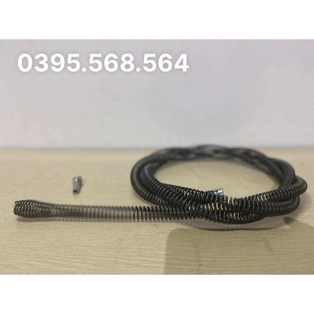 Dây thông tắc cống 2,5 + kết nối máy khoan