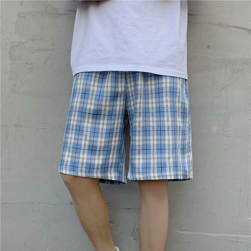 Quần Short Nam Sọc Ca Rô Năng Động