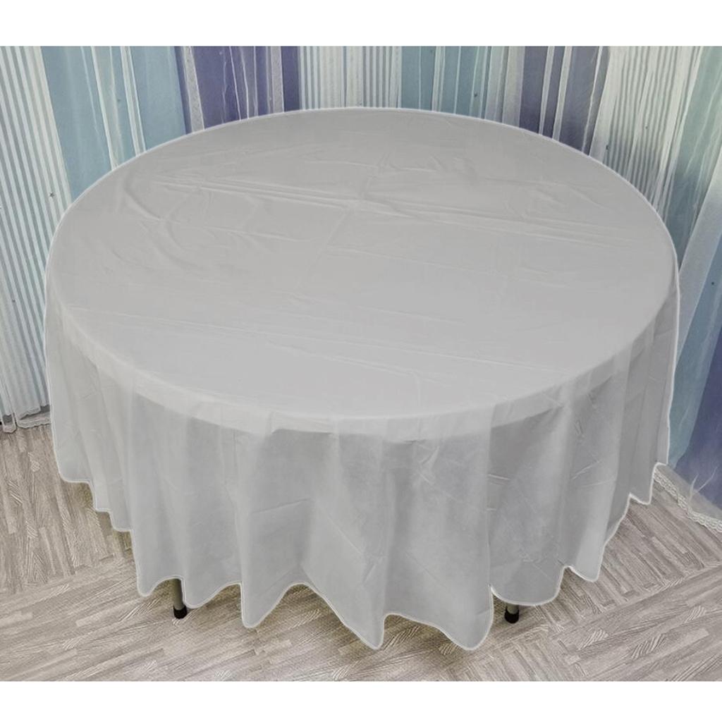 Round Disposable Table Cloth Tablecloths Wedding Birthday Party