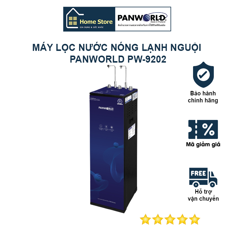 Máy lọc nước RO nóng lạnh nguội Panworld PW-9202 - Hàng chính hãng