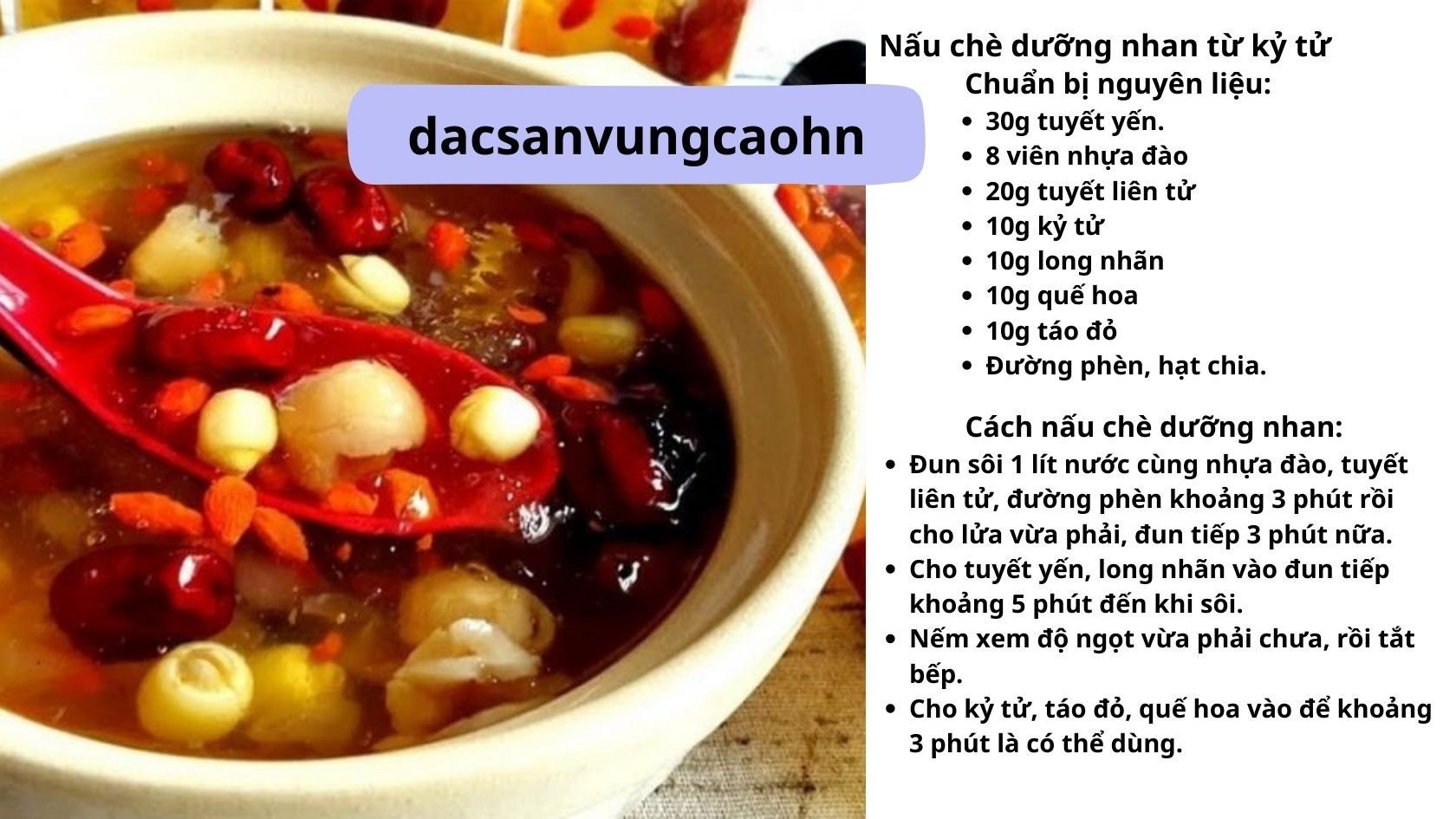 Kỷ tử đỏ, hộp 500gr