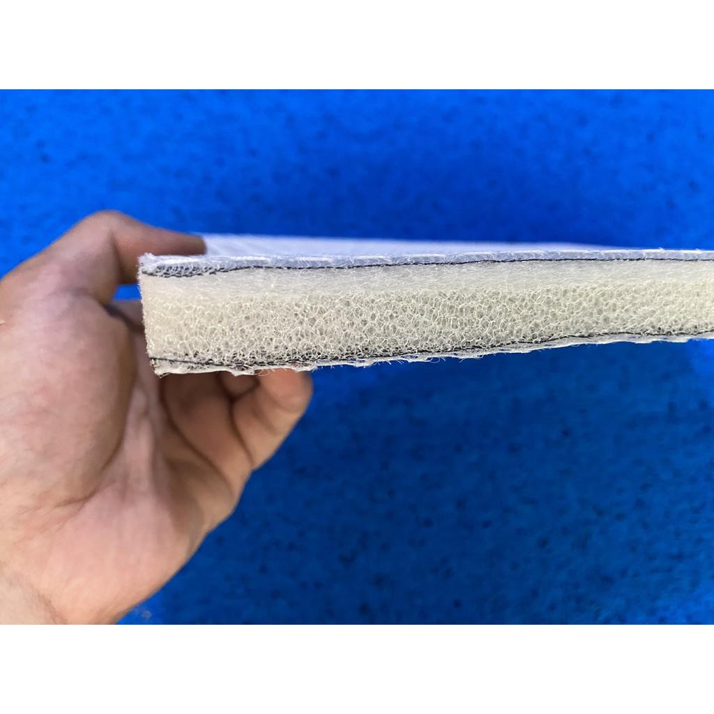 Combo 2 tấm Bông lọc sinh hóa, Bông lọc 6D thế hệ mới lọc thô rất sạch,Vật liệu lọc bể cá kích thước 40x30x2