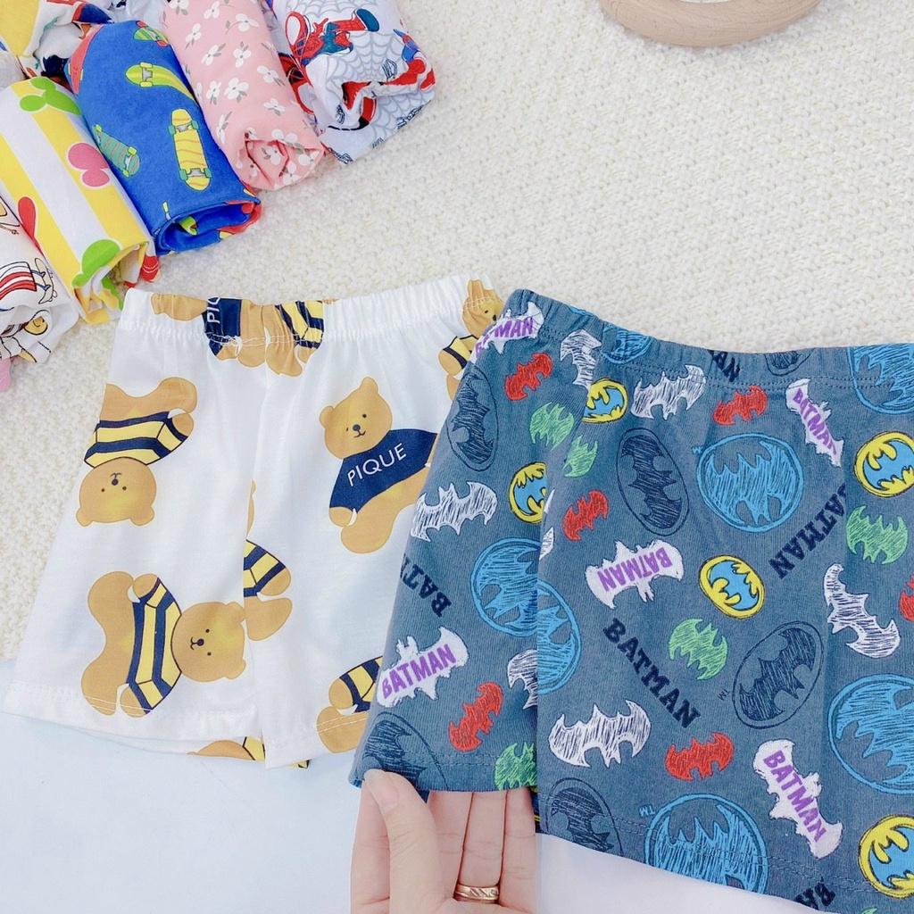 quần đùi bé trai bé gái chất cotton đẹp 6-20kg , mamikid